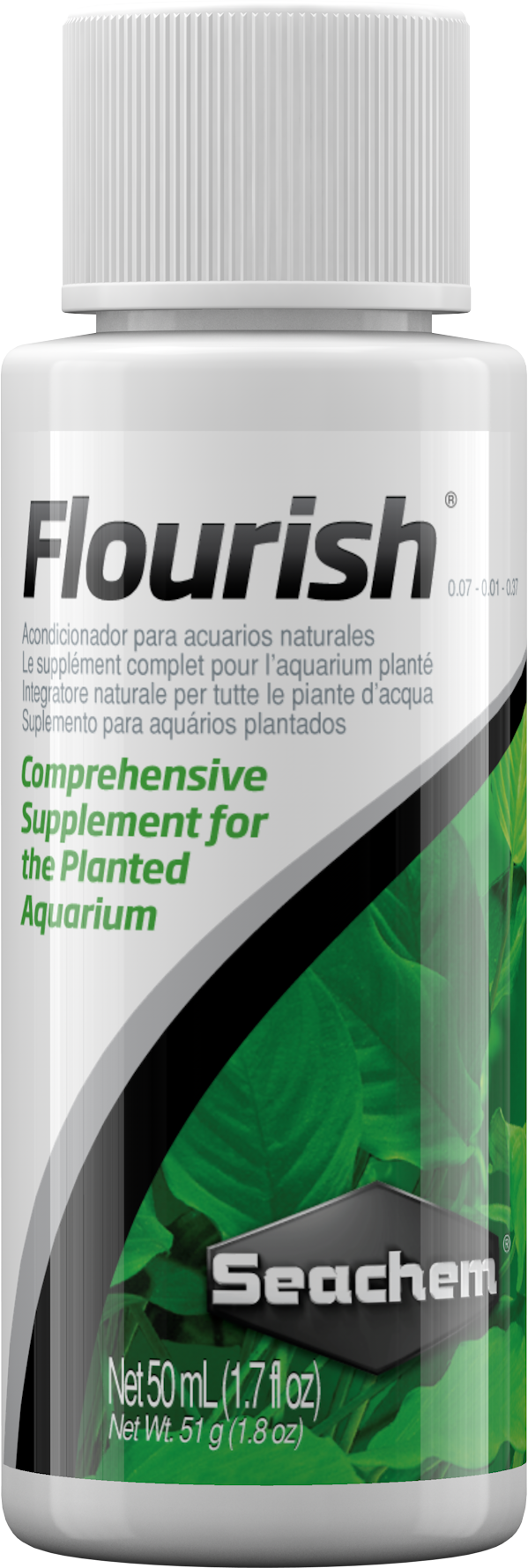 Seachem Flourish 50ml For Sale | Live Freshwater Plant Fertilizer and Supplement | Seachem laboratories