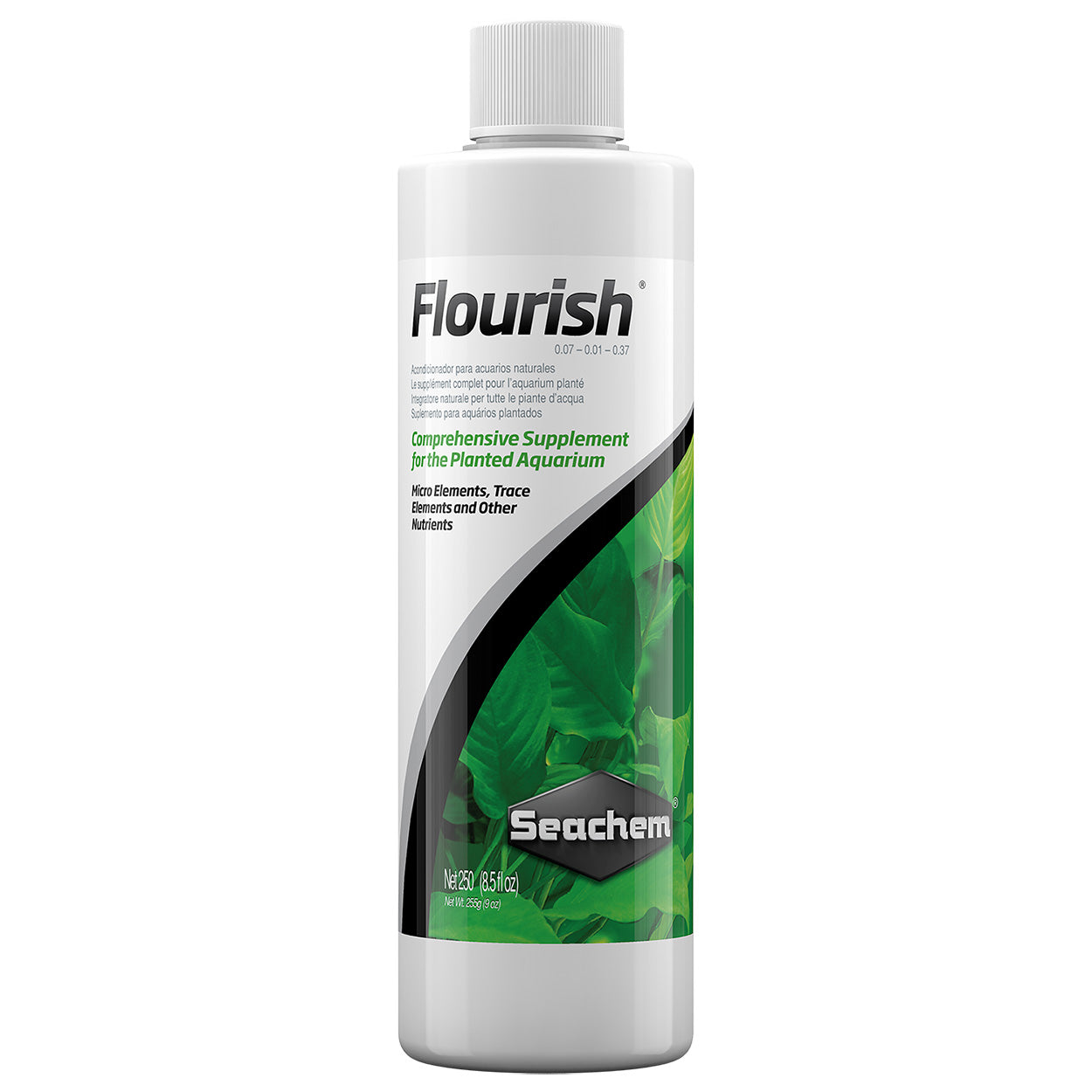 Seachem Flourish 250ml For Sale | Live Freshwater Plant Fertilizer and Supplement | Seachem laboratories
