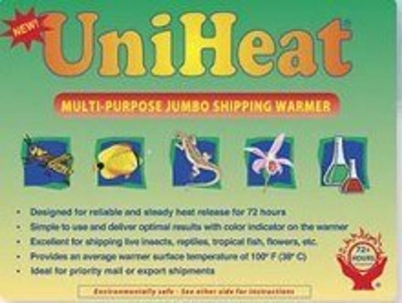 UniHeat 72 Hour Shipping Warmers for Aquatic Fish, Freshwater Shrimp, Freshwater Plants, Saltwater Fish, and Coral